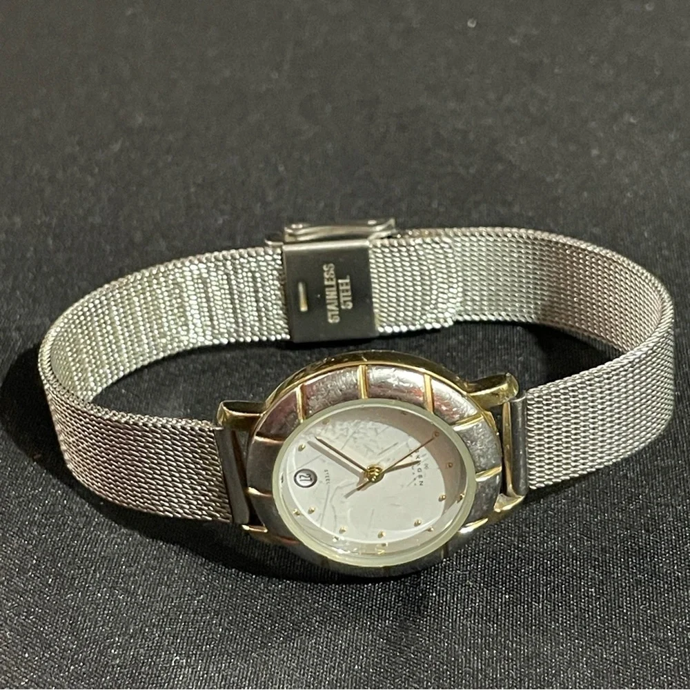 Skagen Silver and Gold Watch